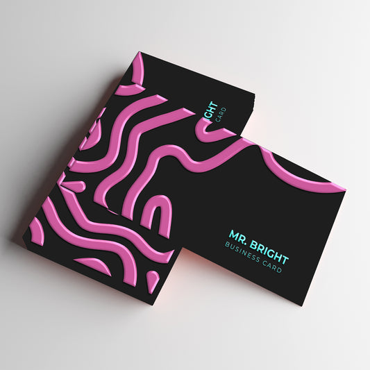 Embossed Gloss Business Cards